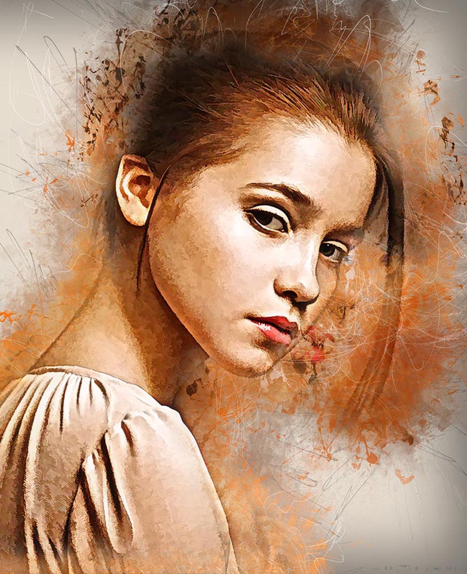 Пигментная печать на холсте