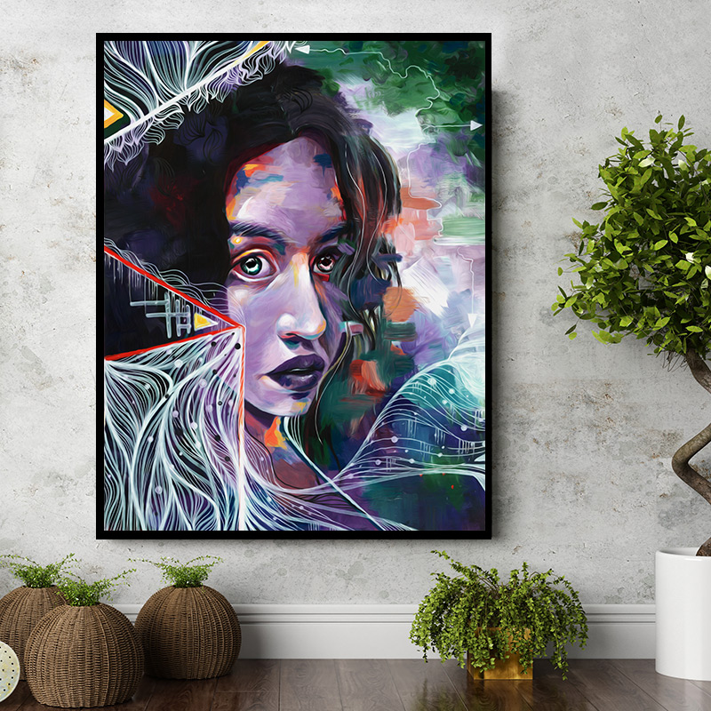 Пигментная печать на холсте