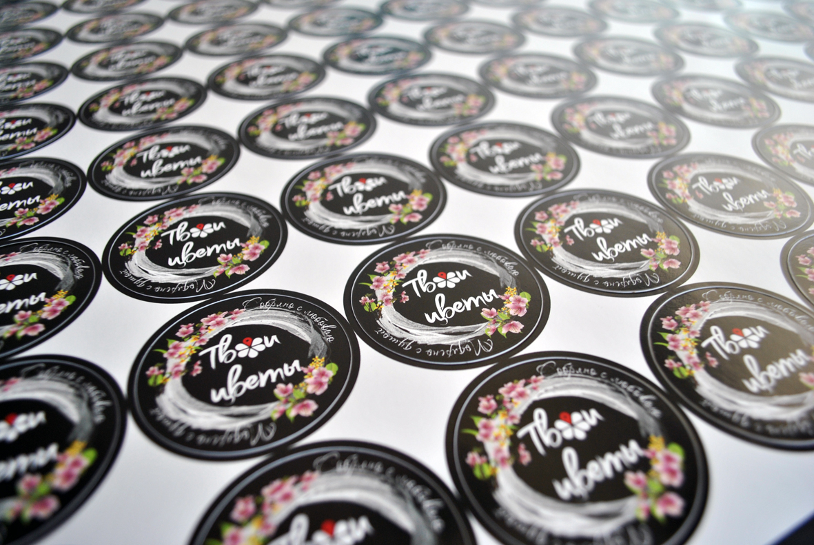 Плоттерная резка наклеек любой формы