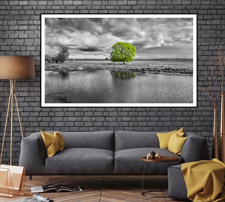 Цветная печать на холсте