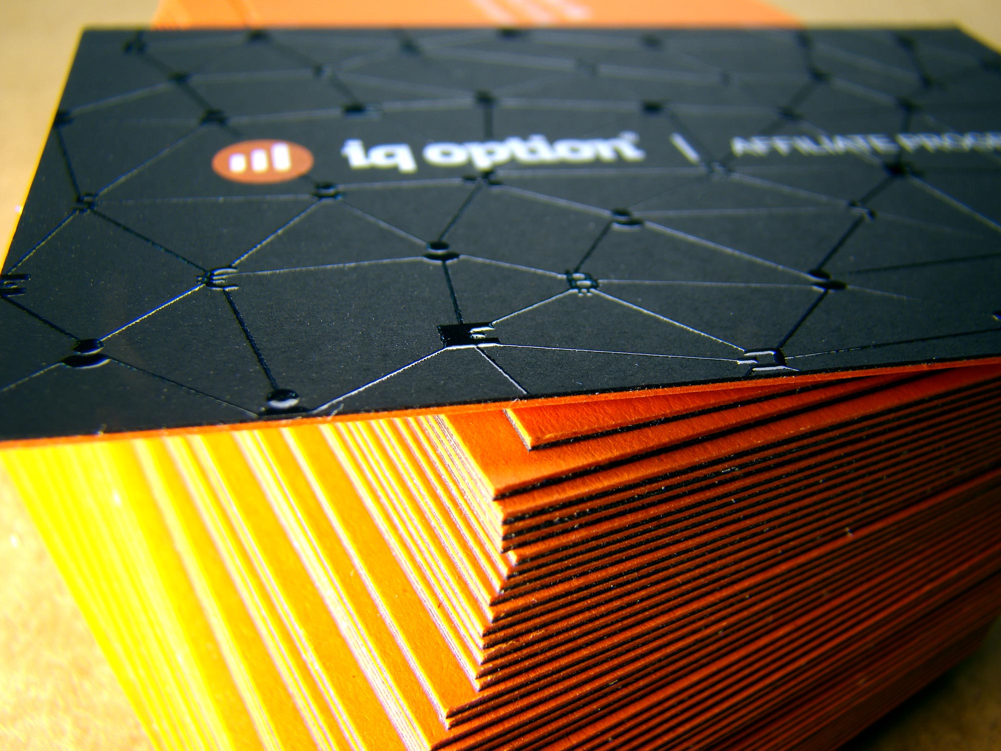 Визитки кашированные