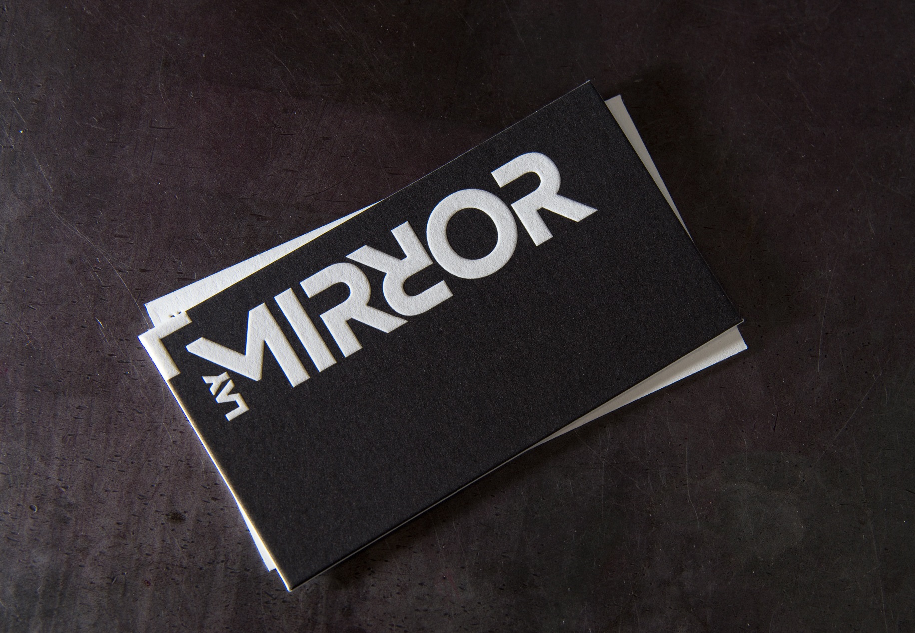 Визитки кашированные