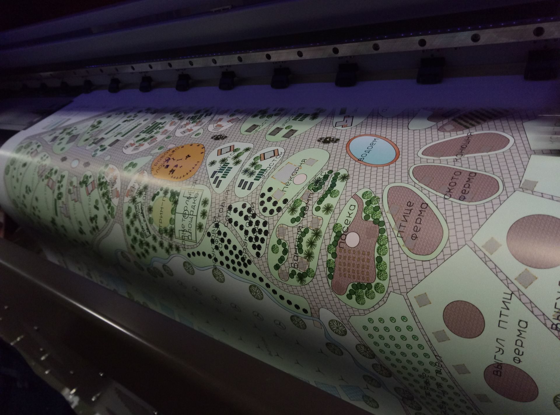 Интерьерная печать 720 dpi