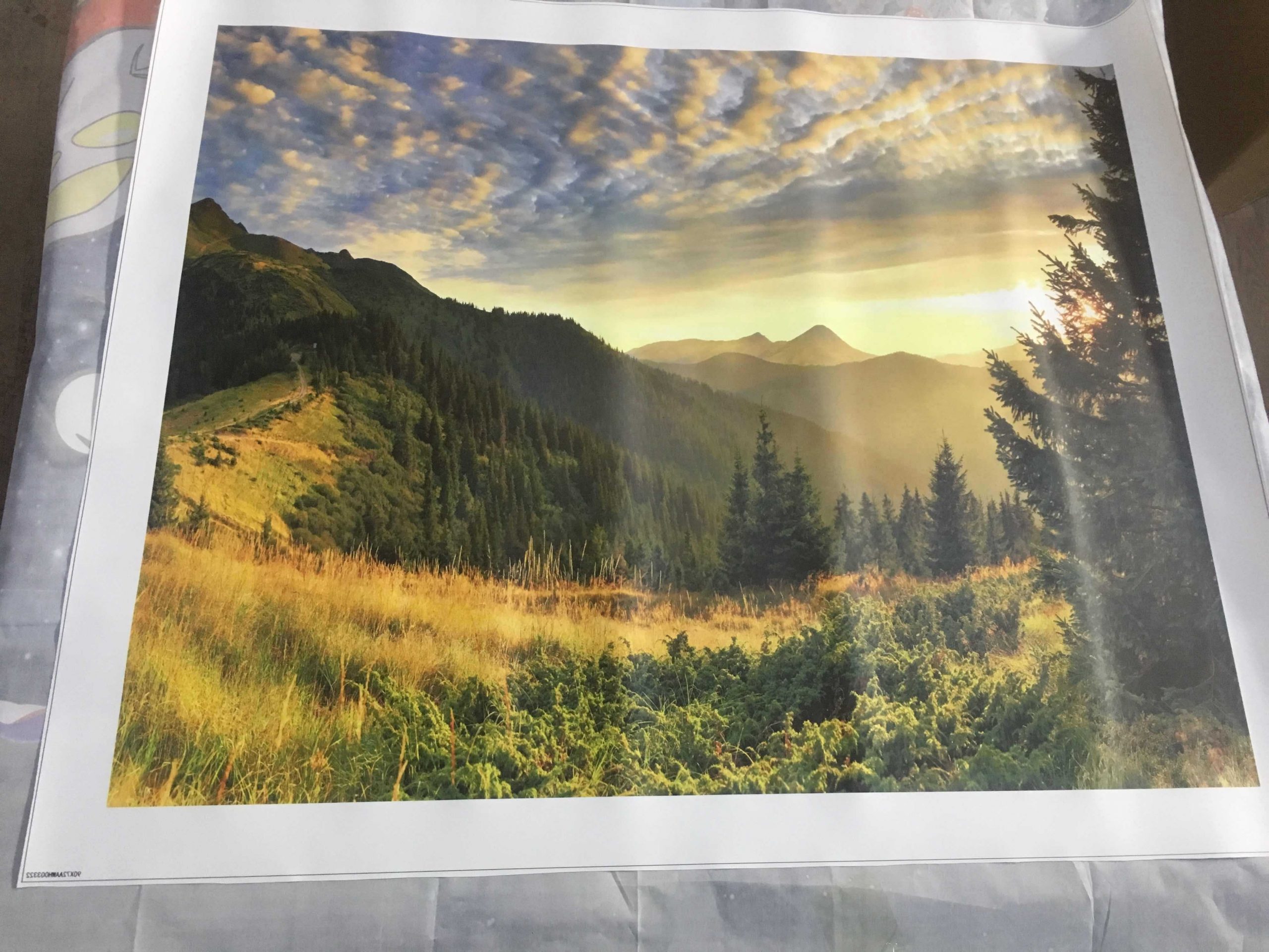 Интерьерная печать на бумаге