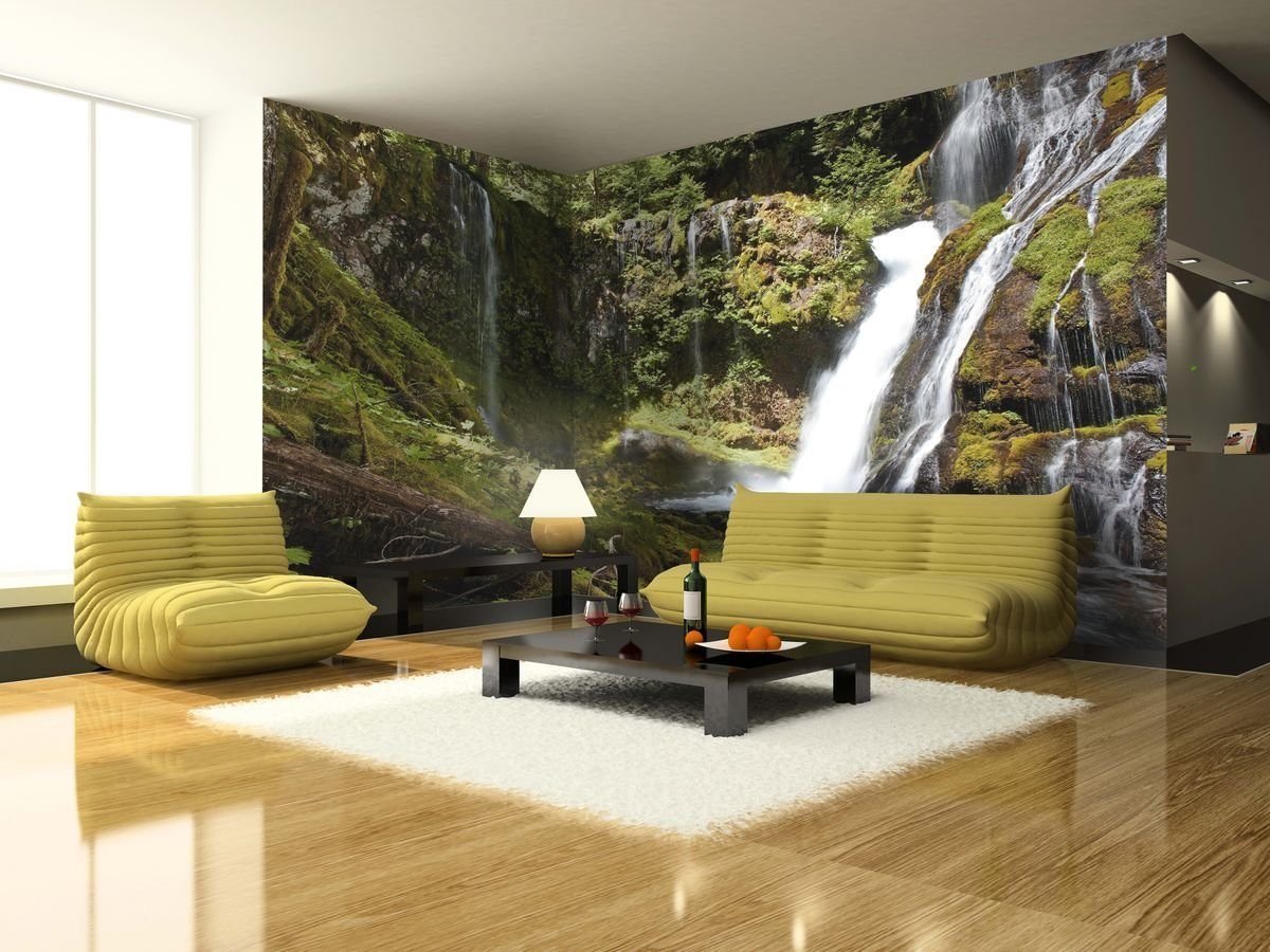 Интерьерная печать на обоях