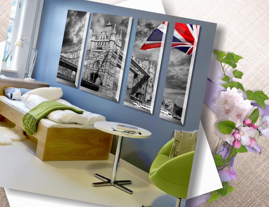 Интерьерная печать на ПВХ