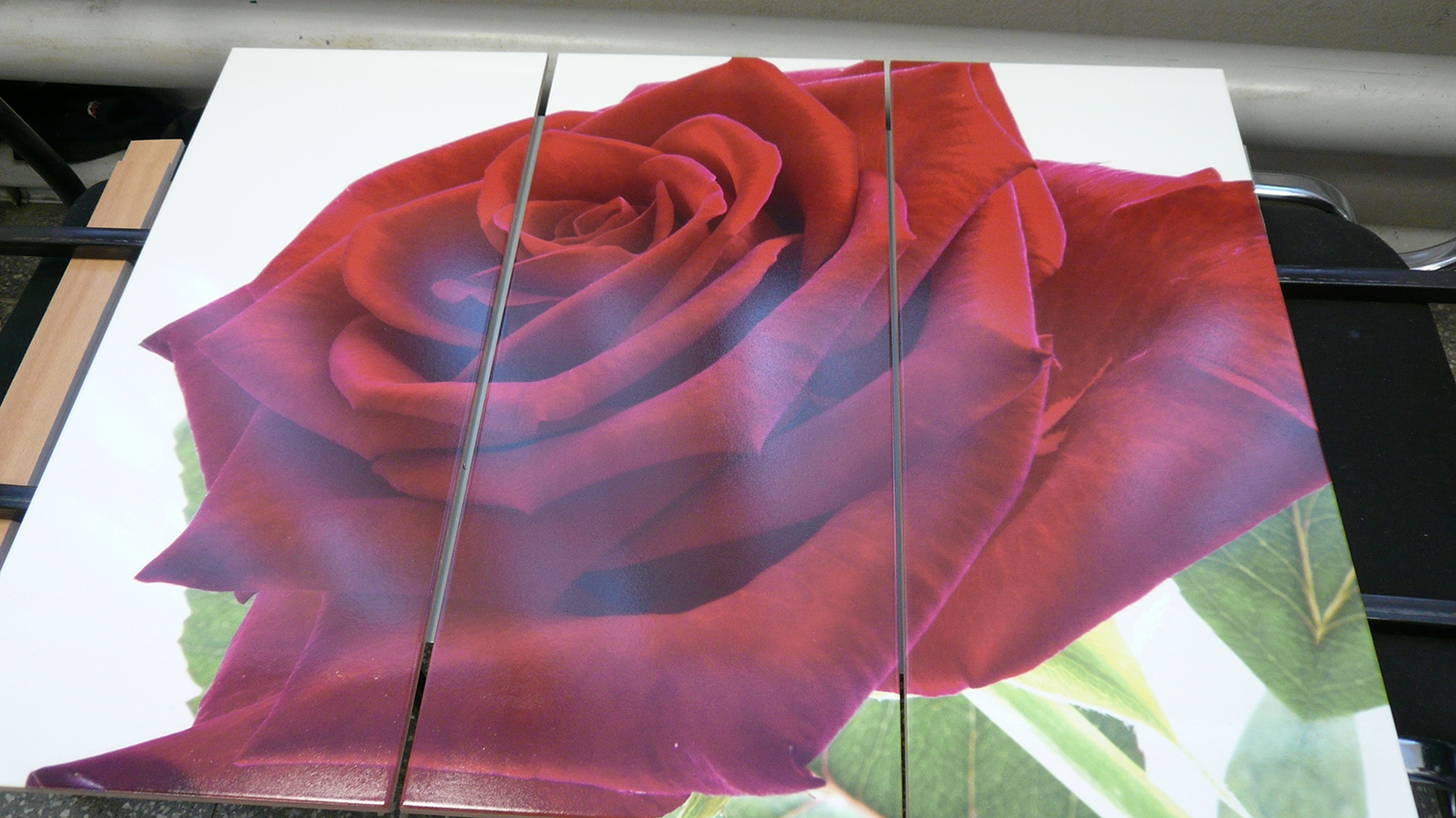 Интерьерная печать на ПВХ