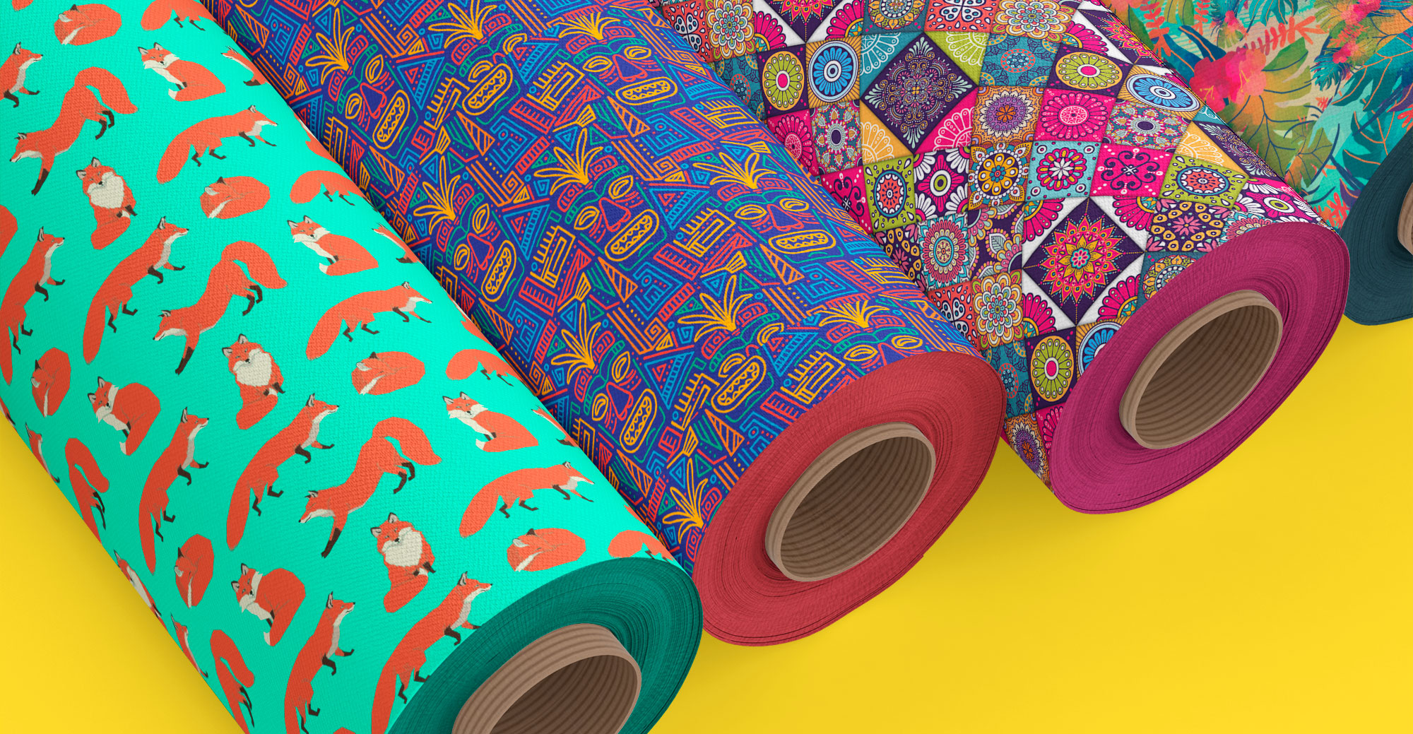 Интерьерная печать на ткани