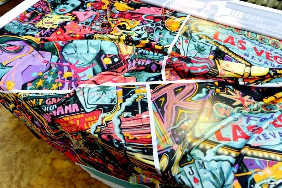 Интерьерная печать на ткани