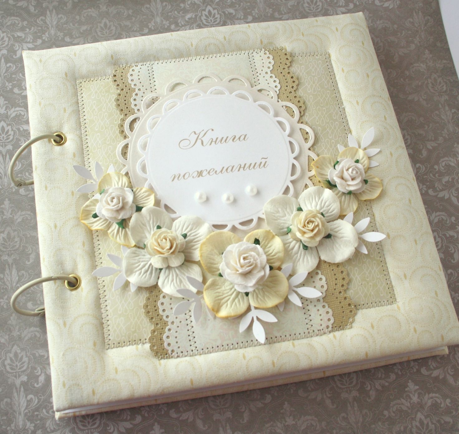 Изготовление книги пожеланий для свадьбы