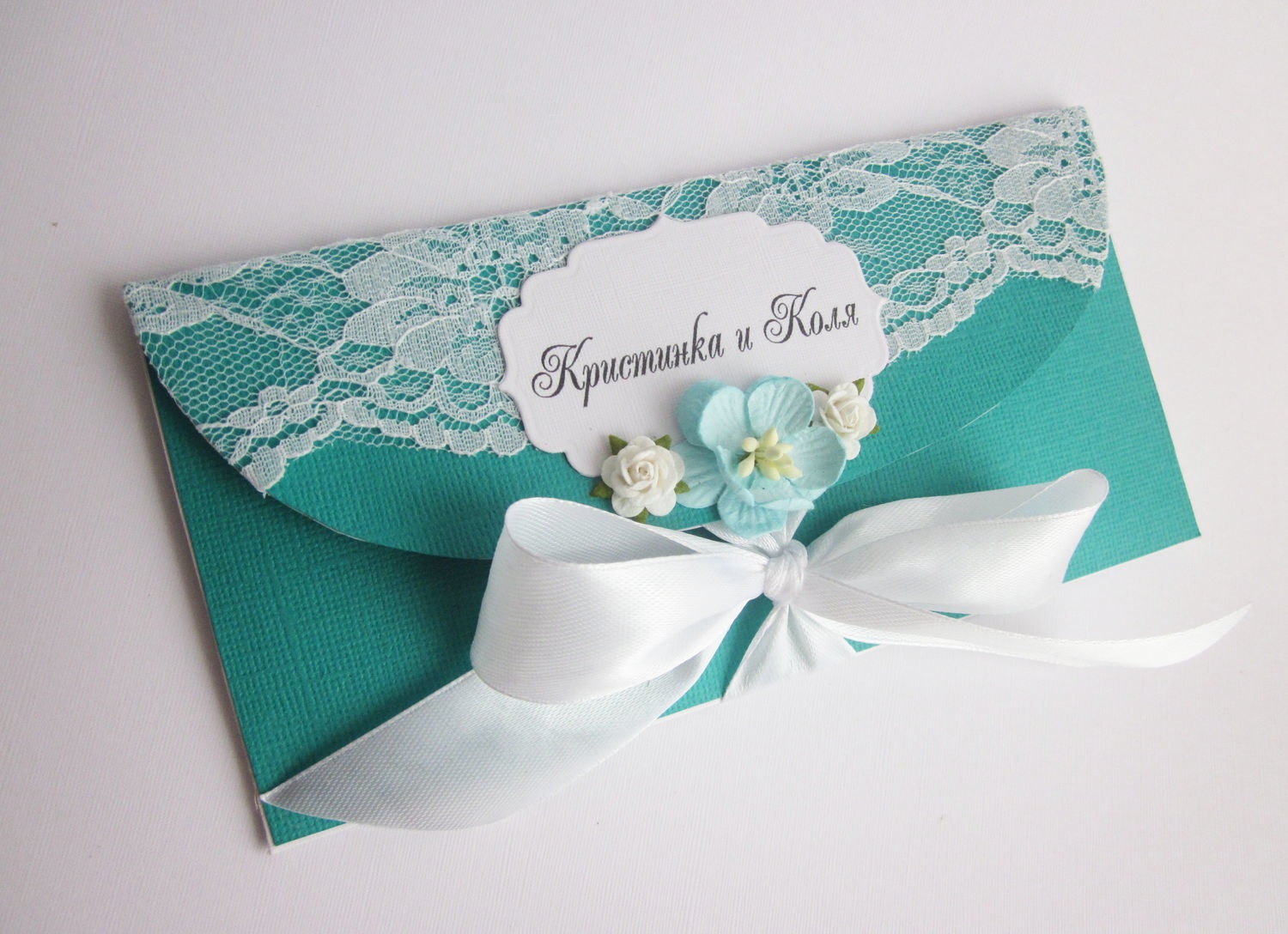 Изготовление свадебного конверта для денег