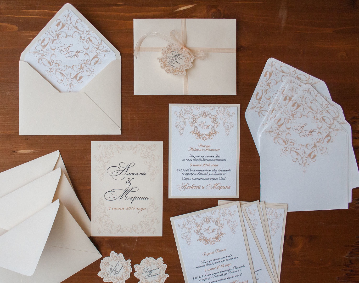 Печать эксклюзивных приглашений на свадьбу