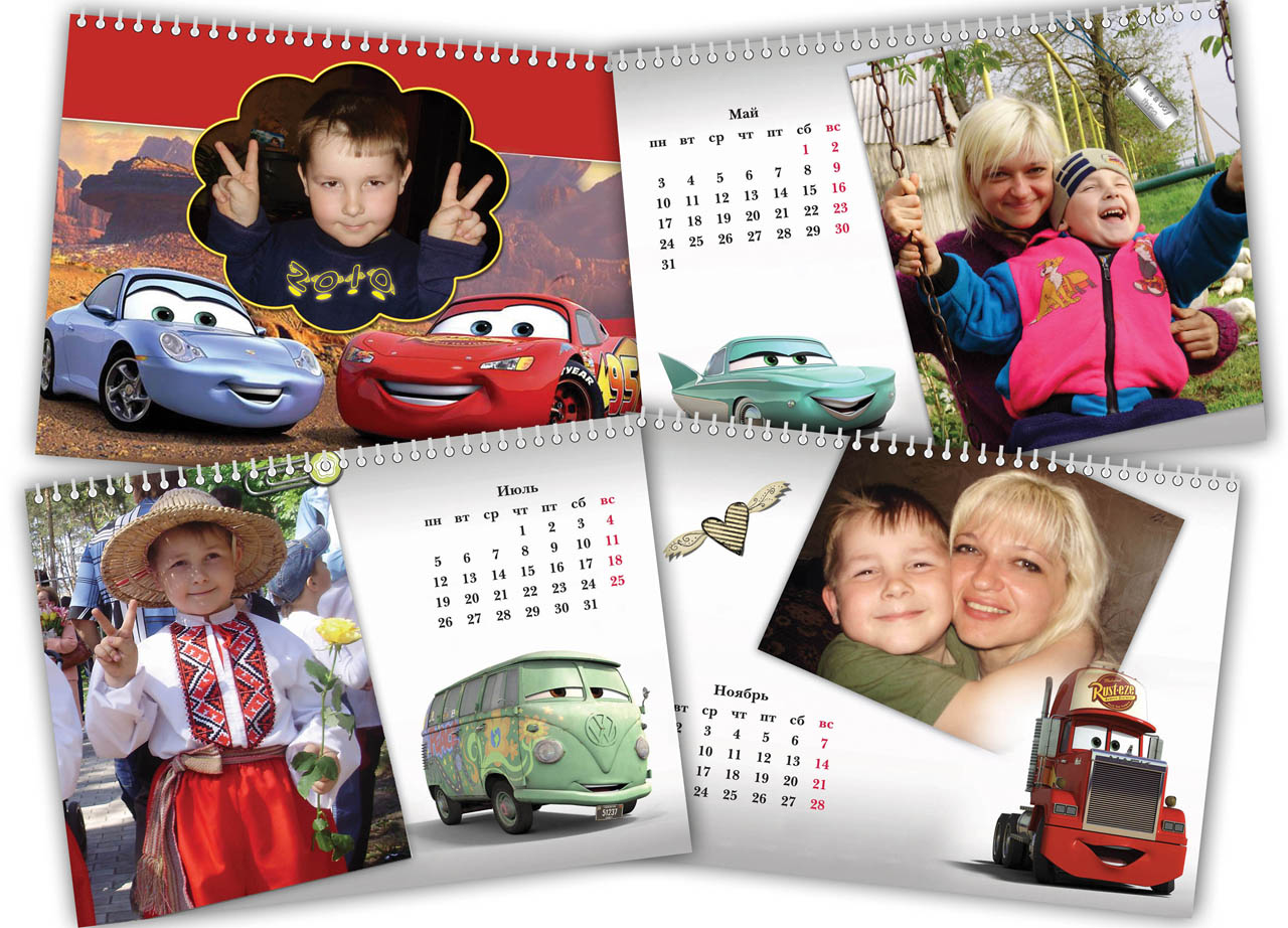 Печать фотокалендарей на заказ