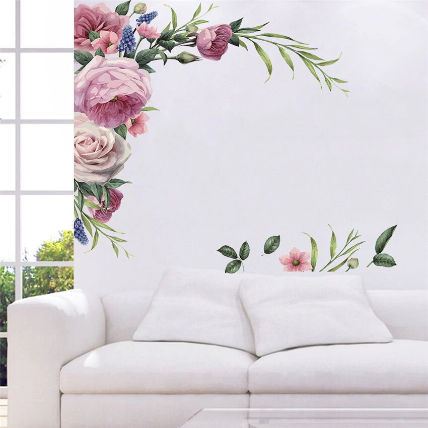 Печать интерьерных наклеек