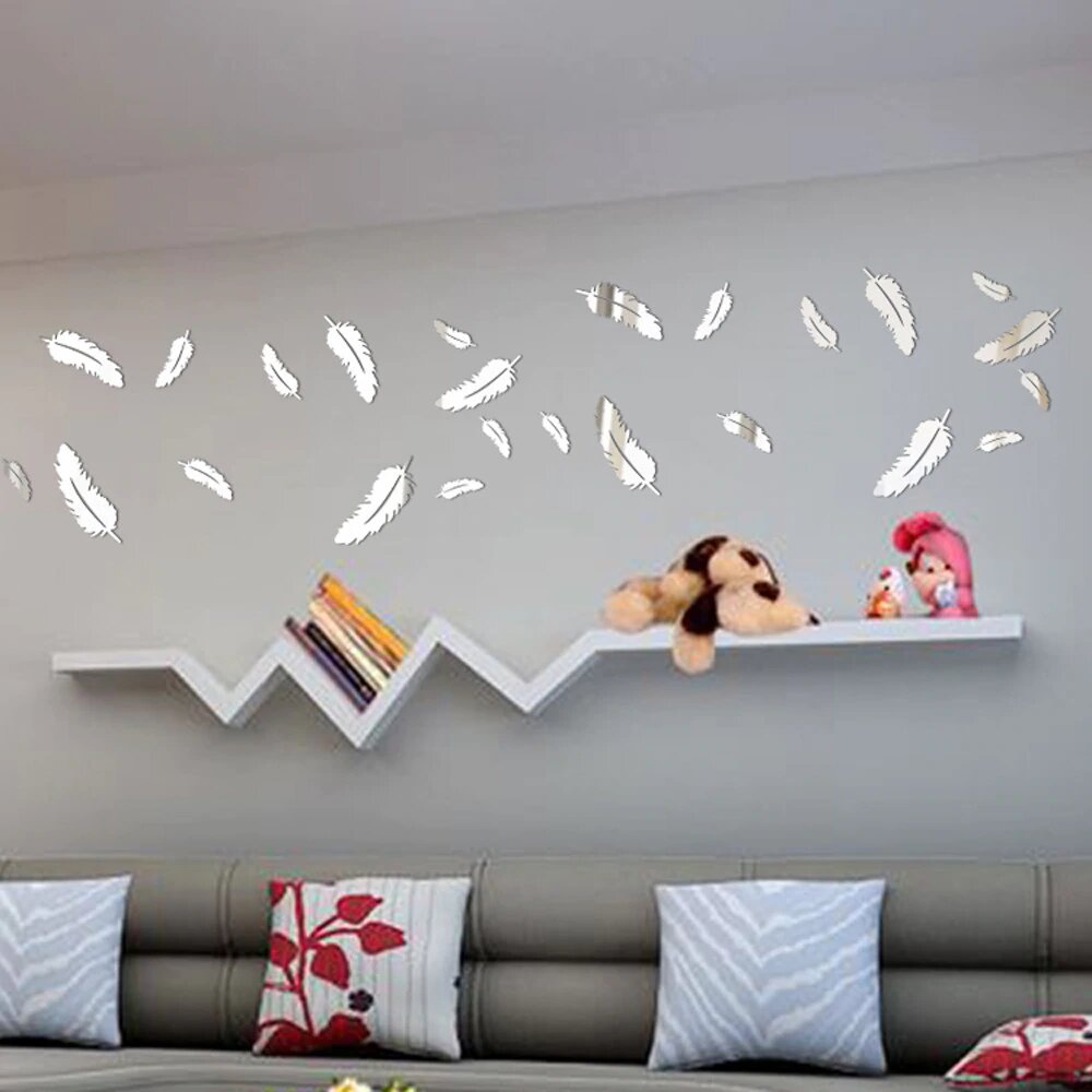 Печать интерьерных наклеек