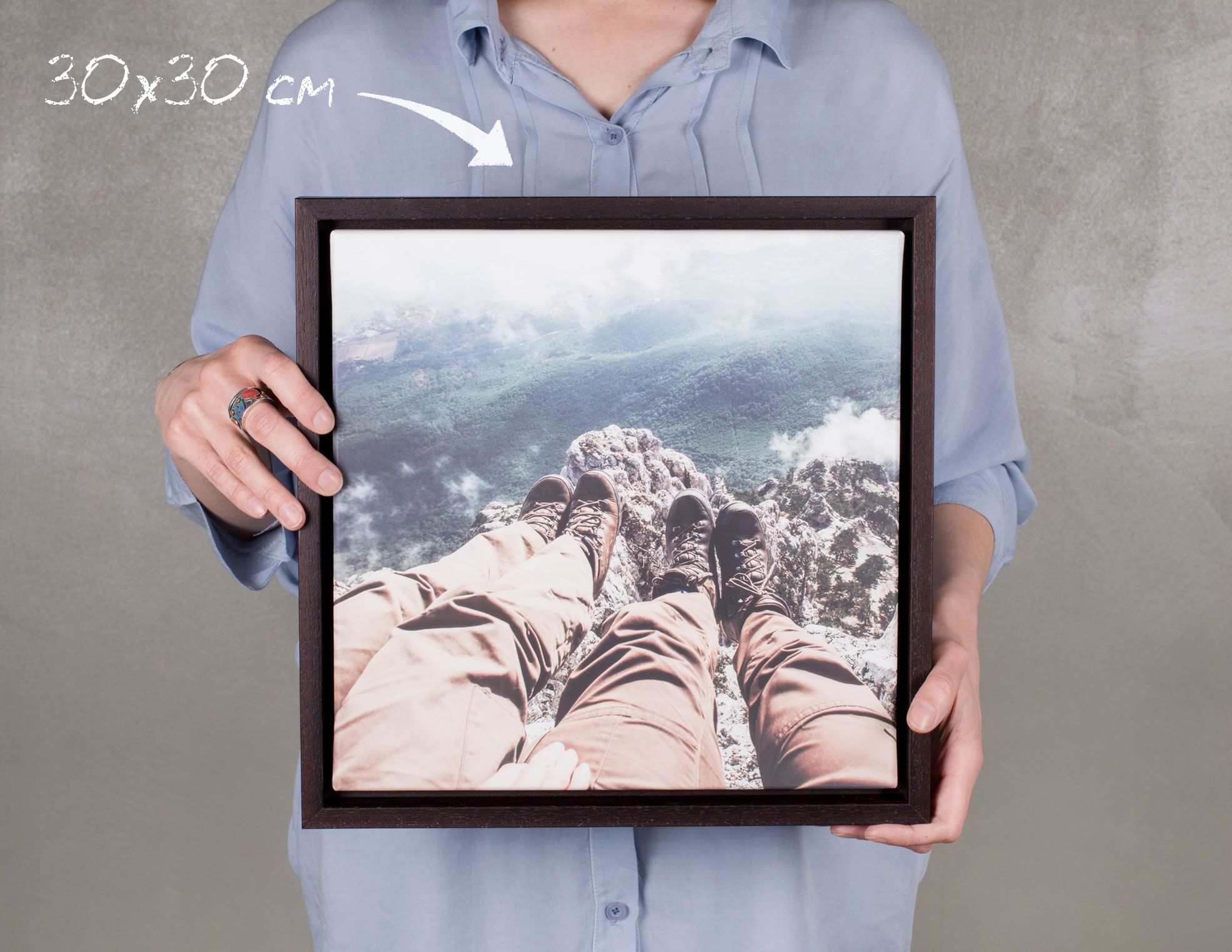 Печать на холсте 30х30