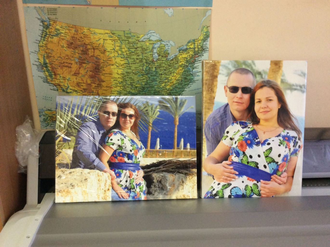 Печать на холсте 50х70