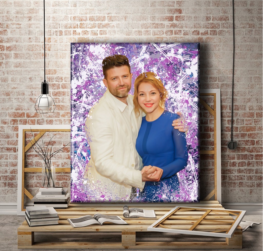 Печать на холсте 80х80