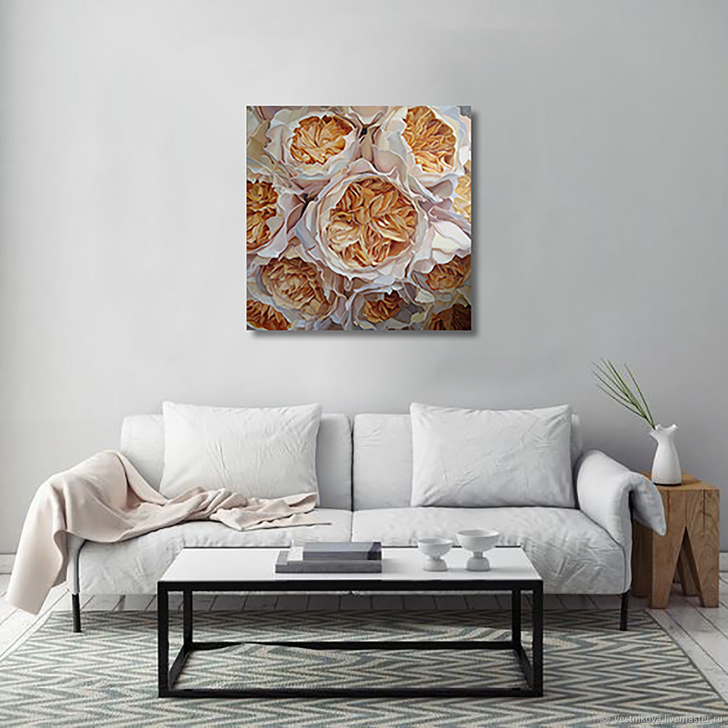 Печать на холсте 80х80