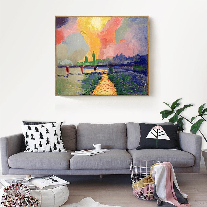 Печать на холсте 80х80