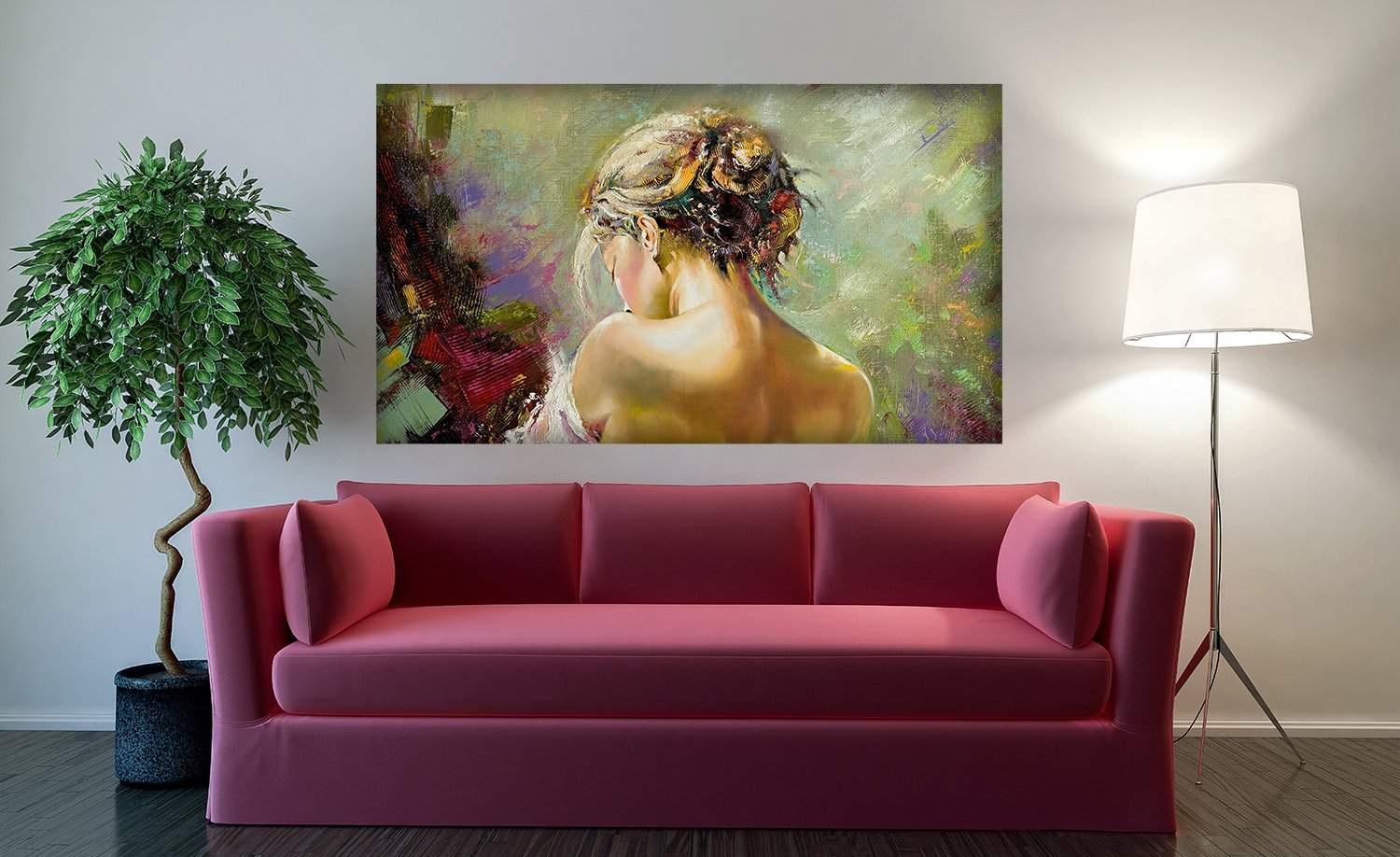 Печать на холсте А1