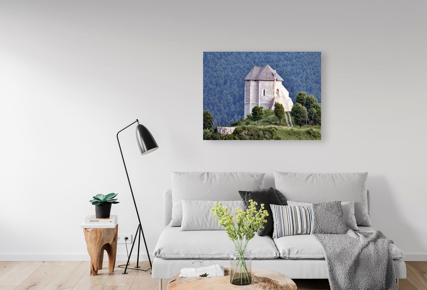 Печать на холсте А2