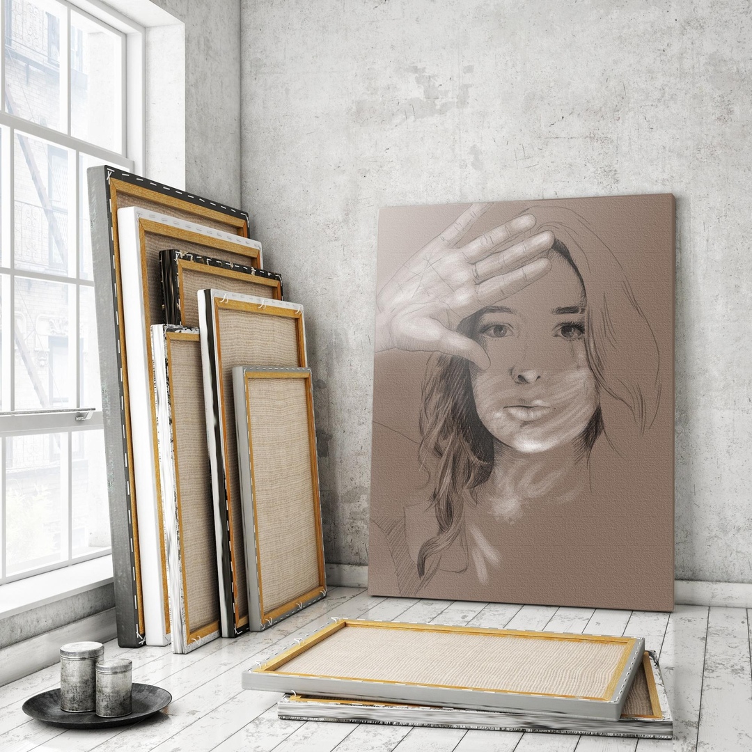 Печать на холсте А2