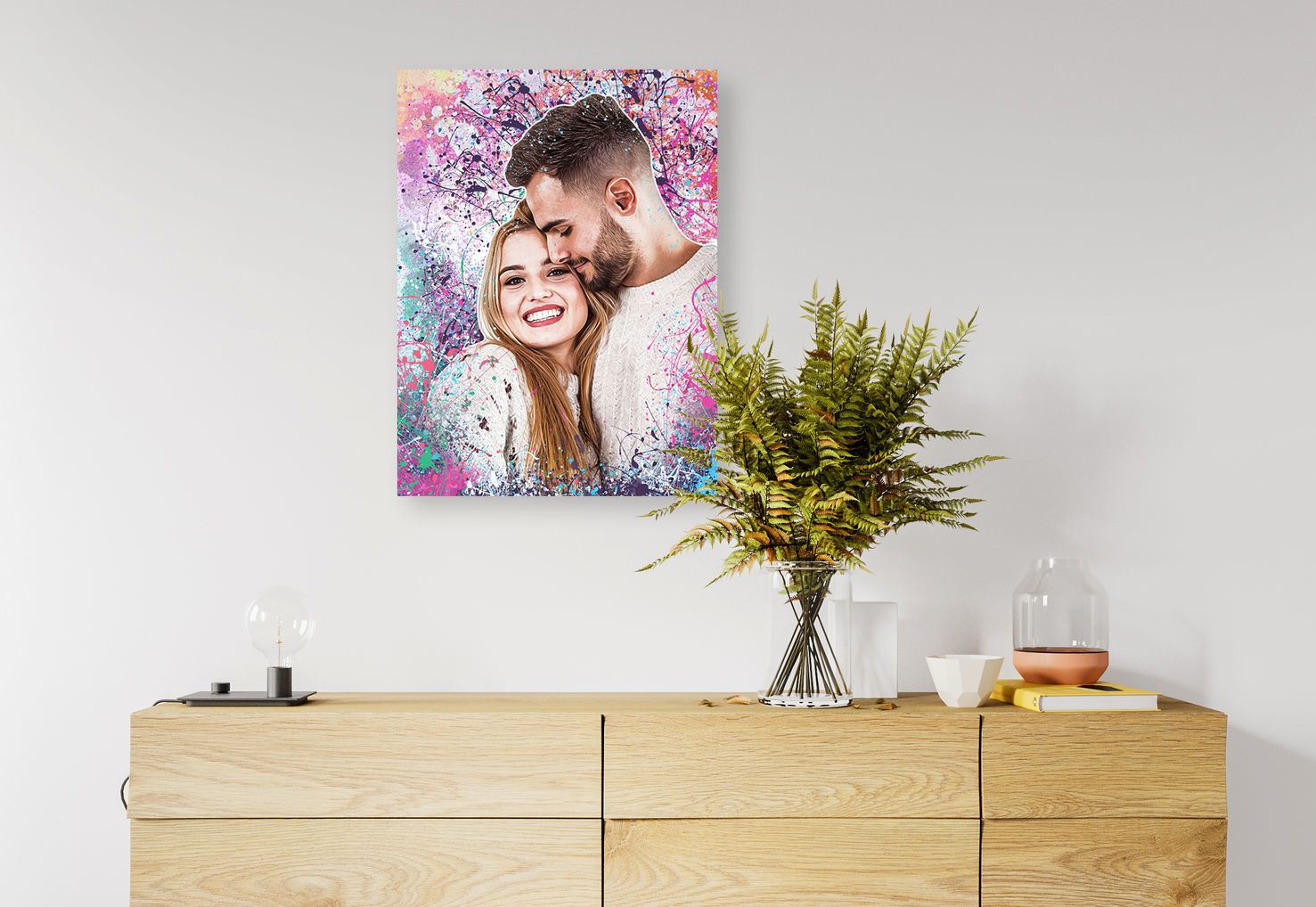 Печать на холсте А3