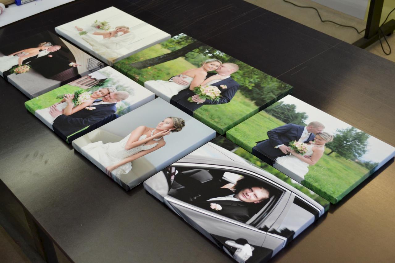 Печать на холсте А4