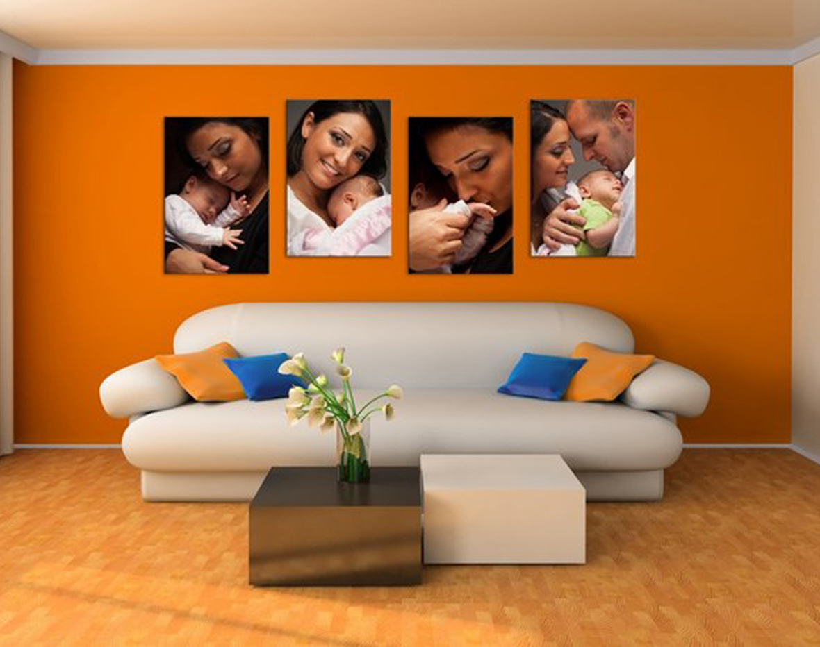 Печать на холсте большого размера