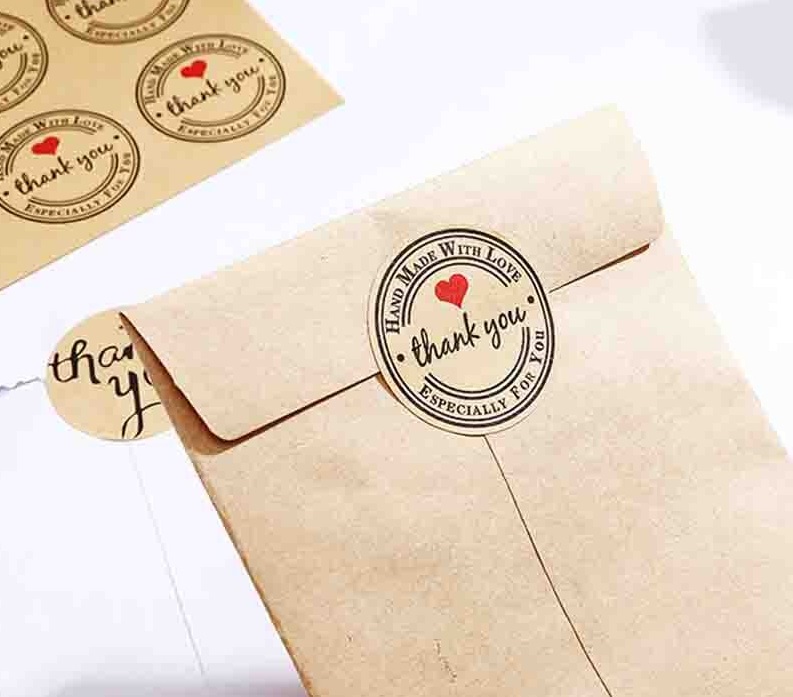 Печать наклеек на конверты