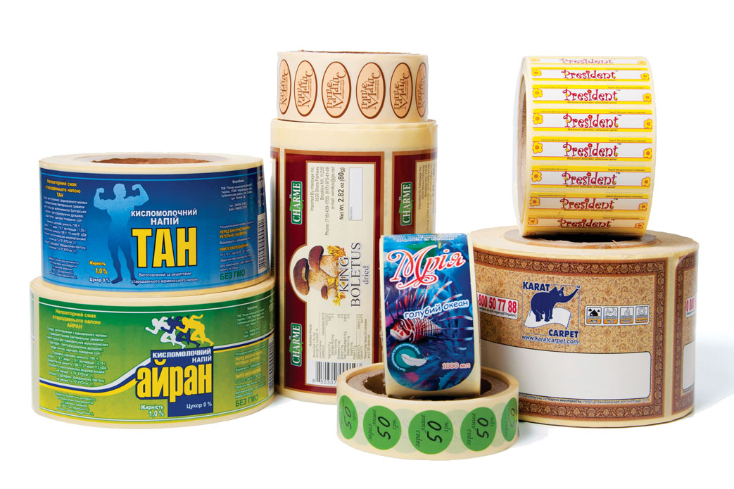 Печать наклеек на товар