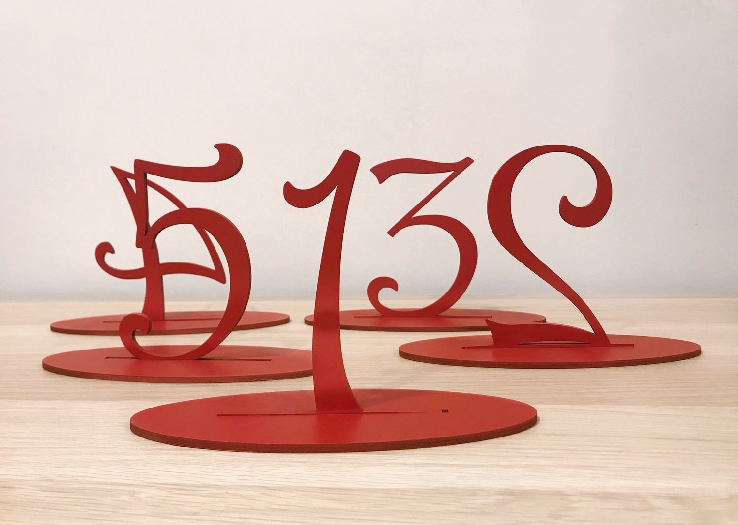 Печать нумерации столов для свадьбы