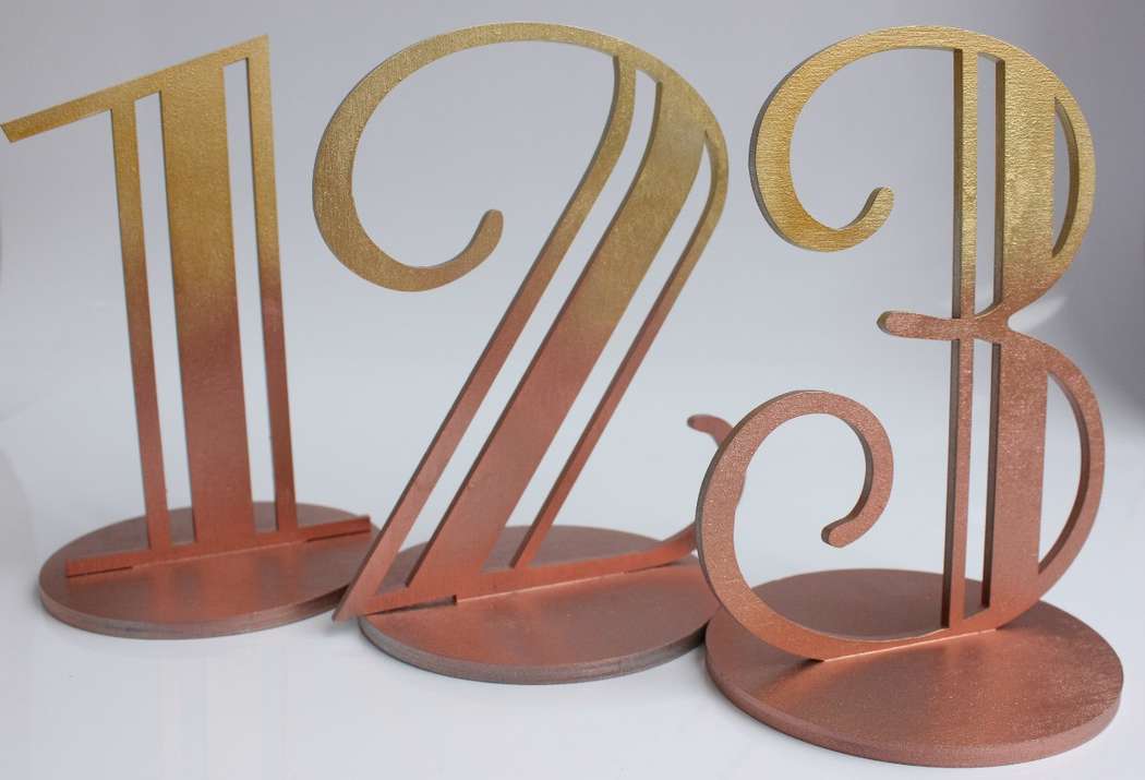 Печать нумерации столов для свадьбы