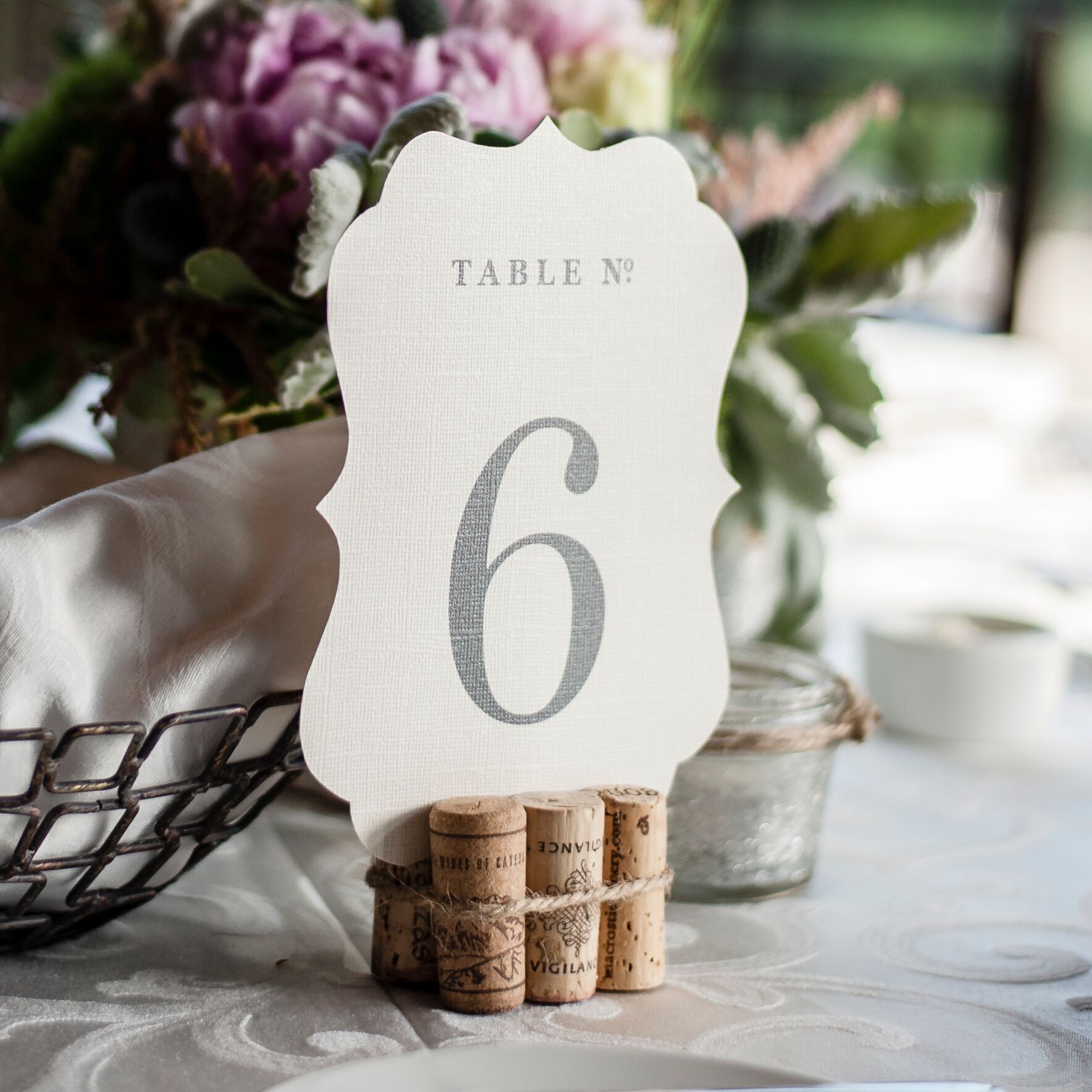 Печать нумерации столов для свадьбы