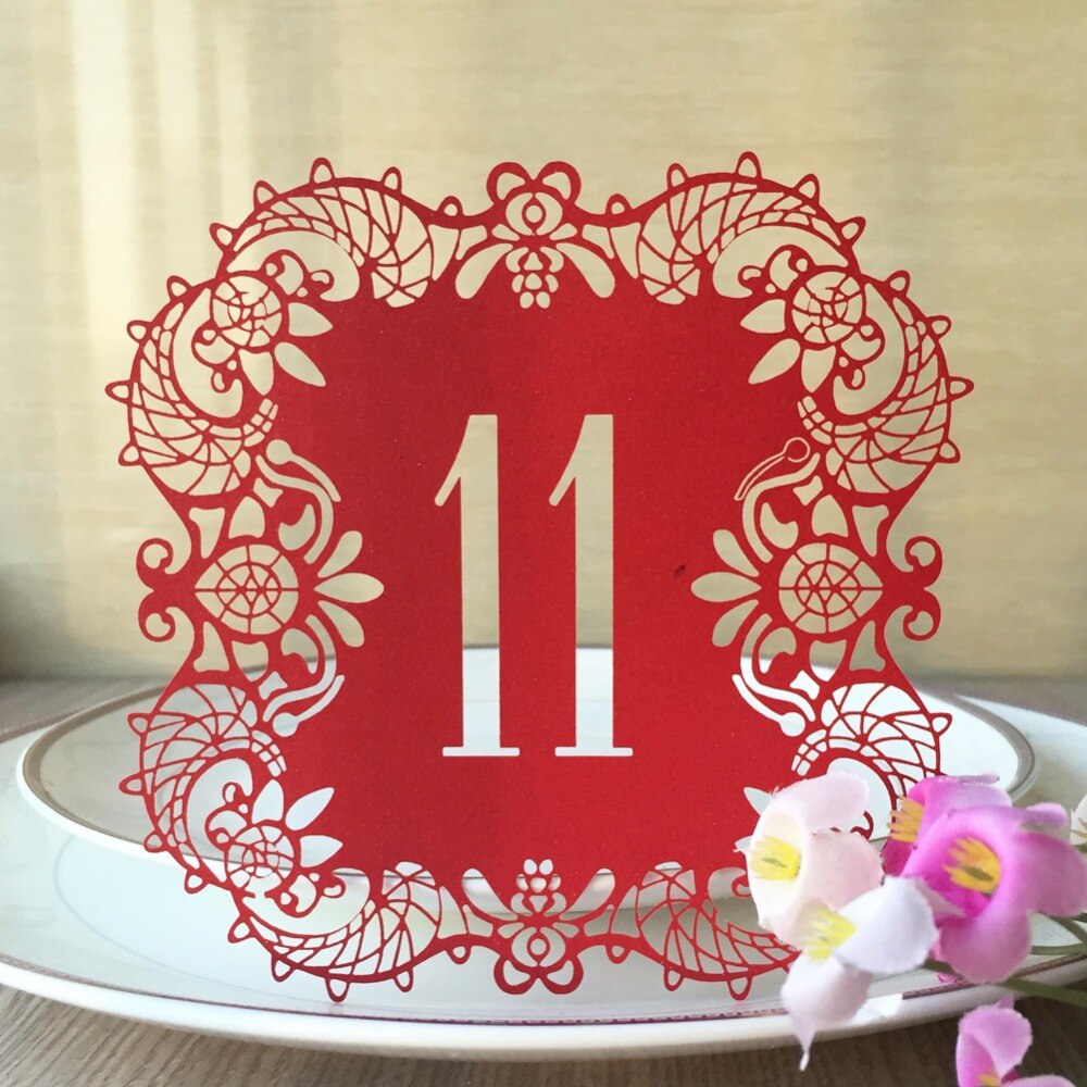 Печать нумерации столов для свадьбы