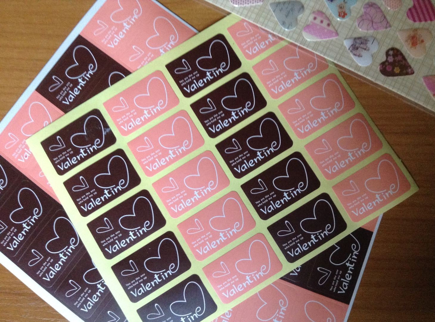 Печать прямоугольных наклеек