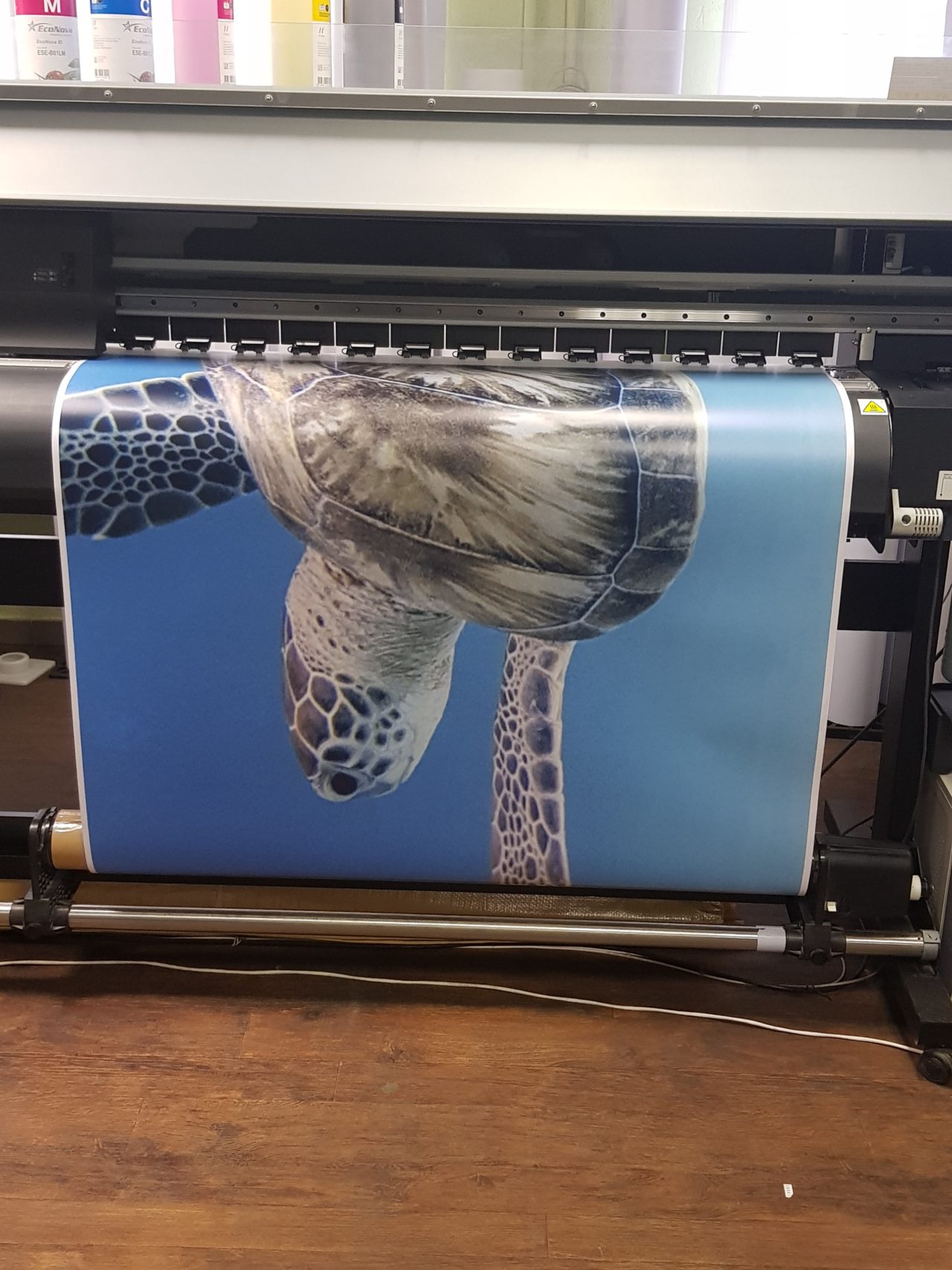 Печать широкоформатных наклеек