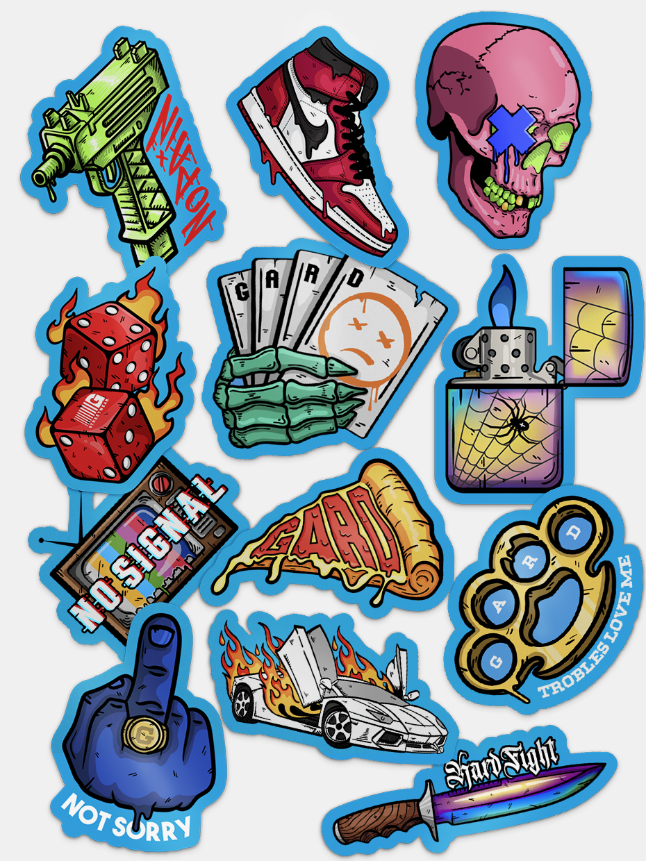 Печать стикер-паков