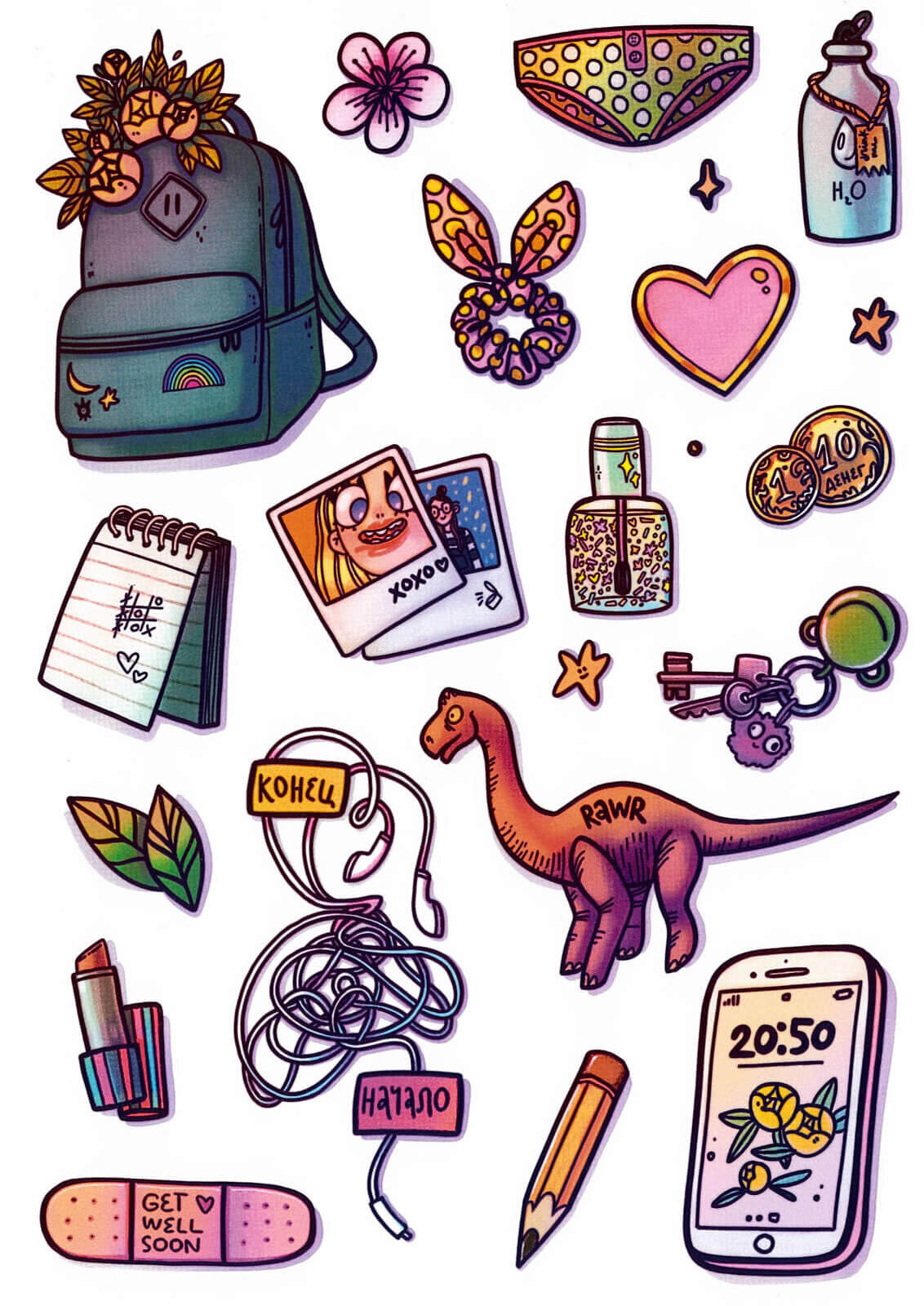 Печать стикер-паков