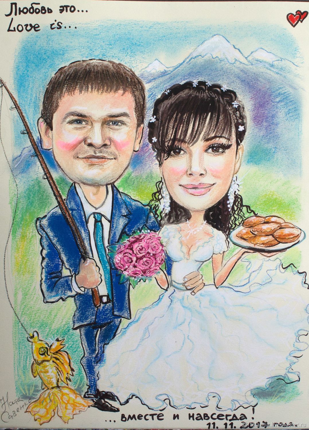 Печать свадебных плакатов и постеров