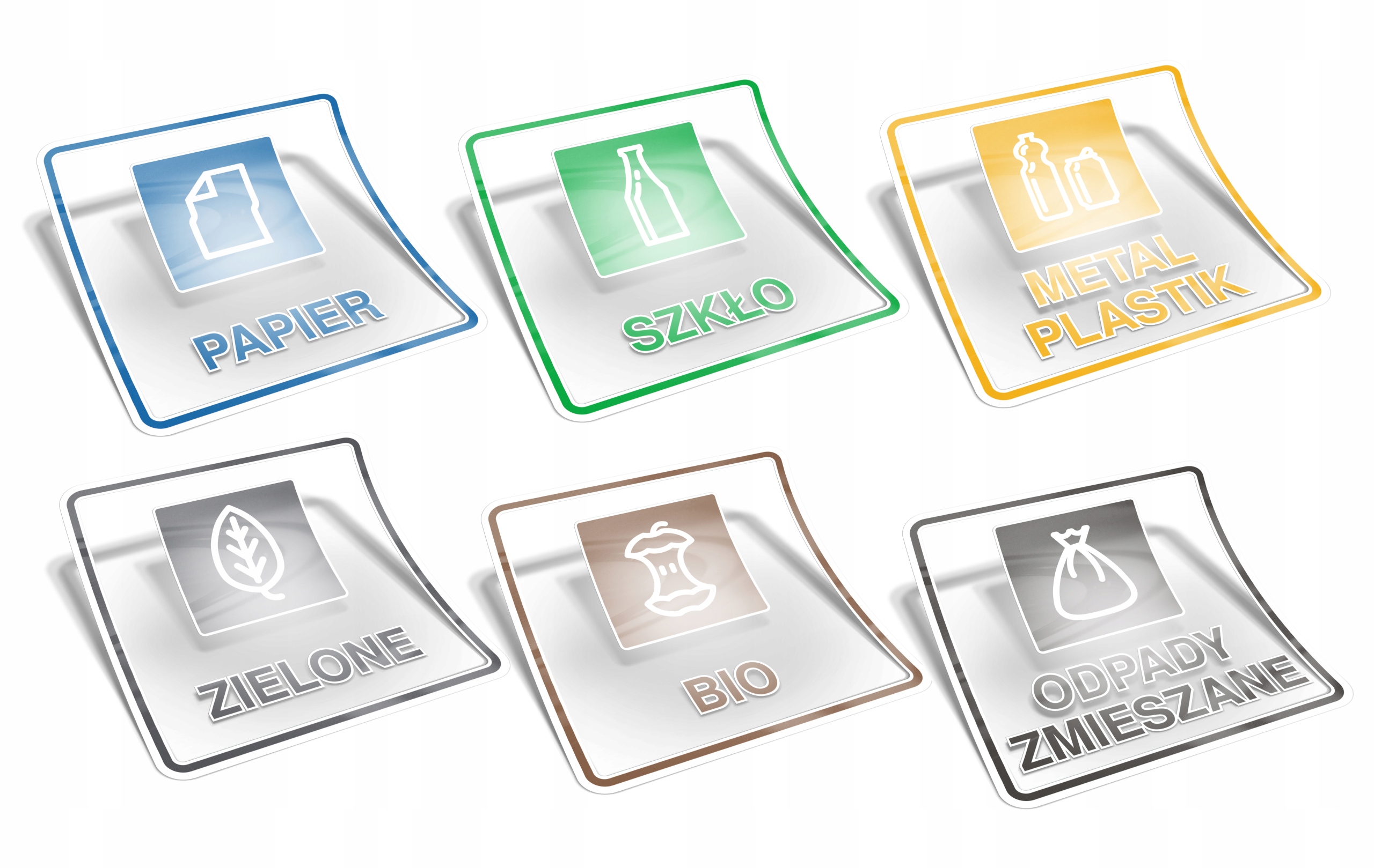 Прозрачные наклейки с логотипом