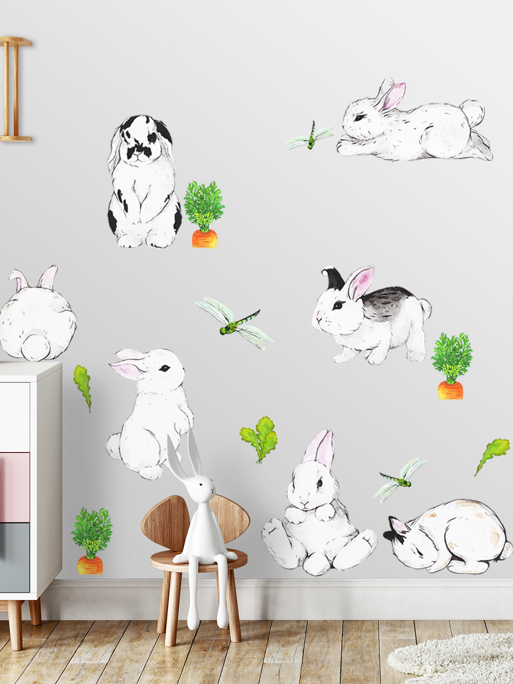 Печать интерьерных декоративных наклеек