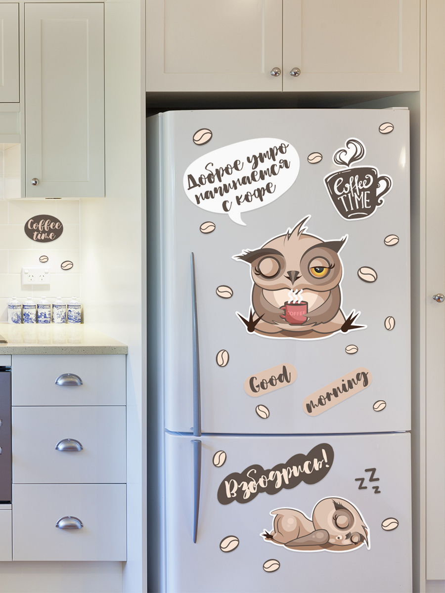 Печать интерьерных наклеек на мебель