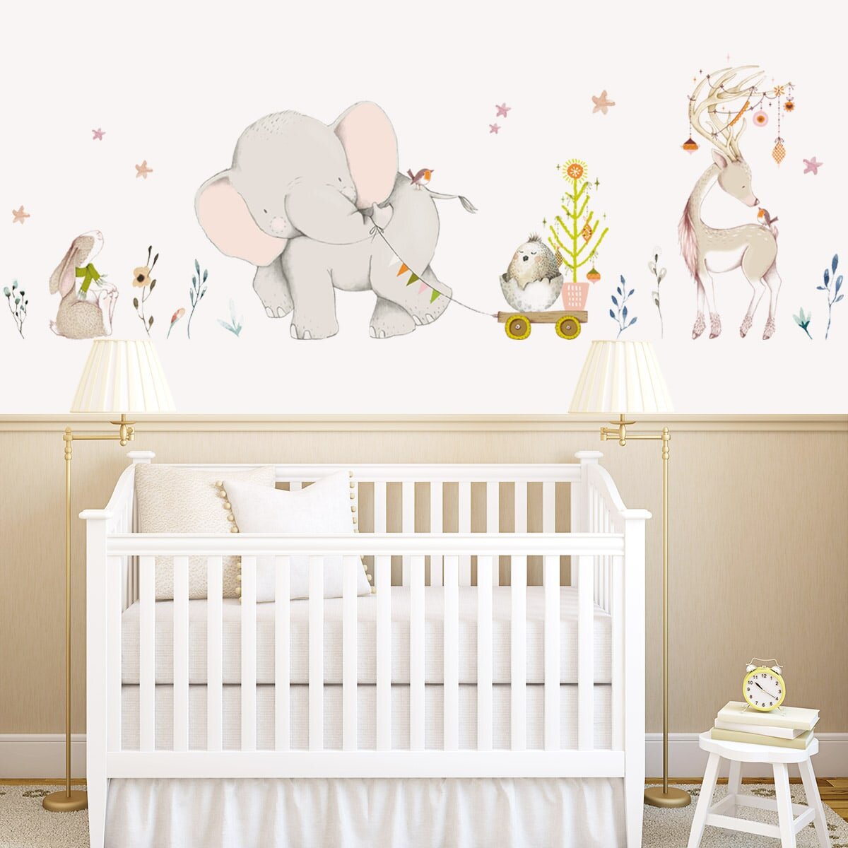 Печать интерьерных наклеек в детскую