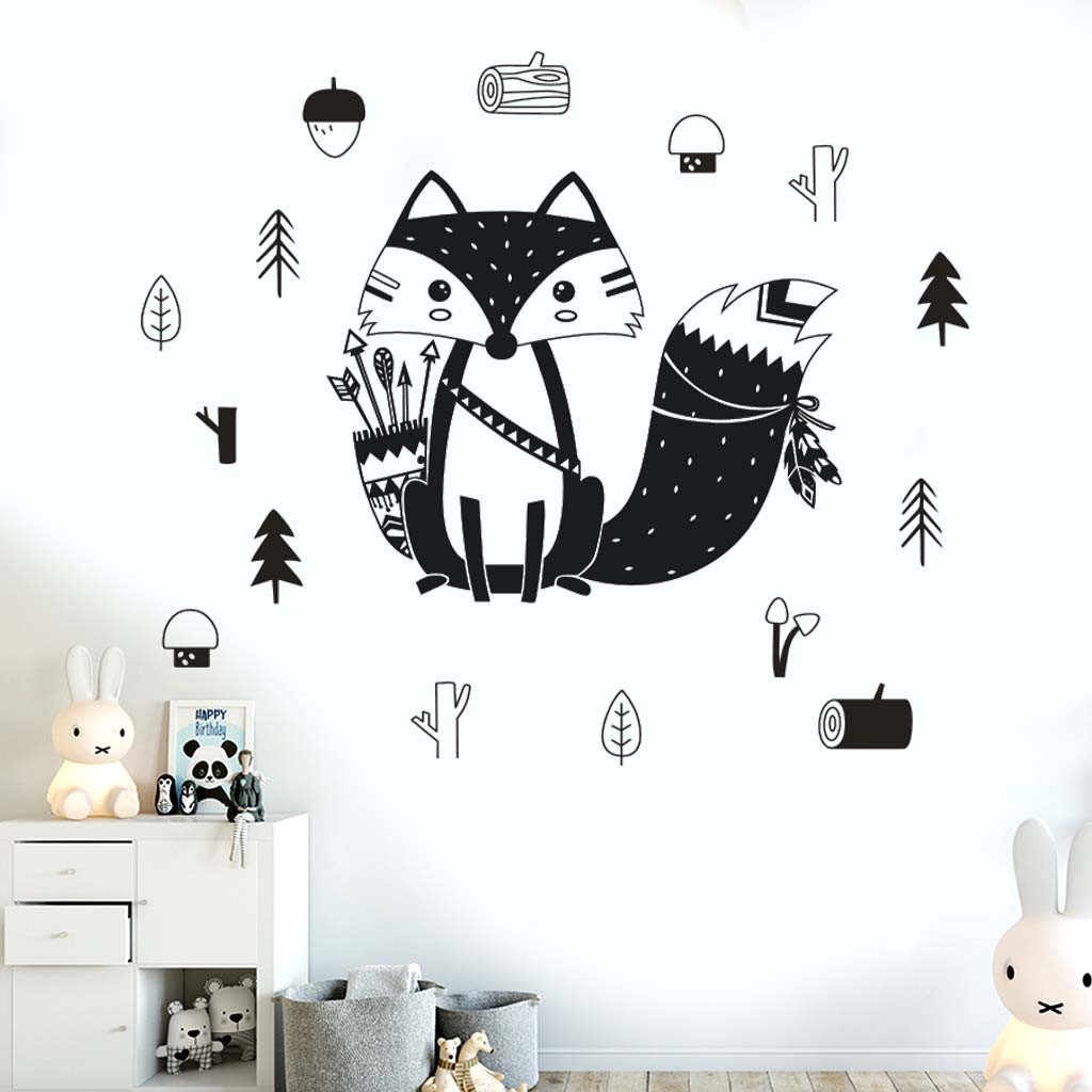 Печать интерьерных наклеек в скандинавском стиле