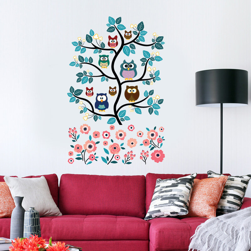 Печать интерьерных виниловых наклеек