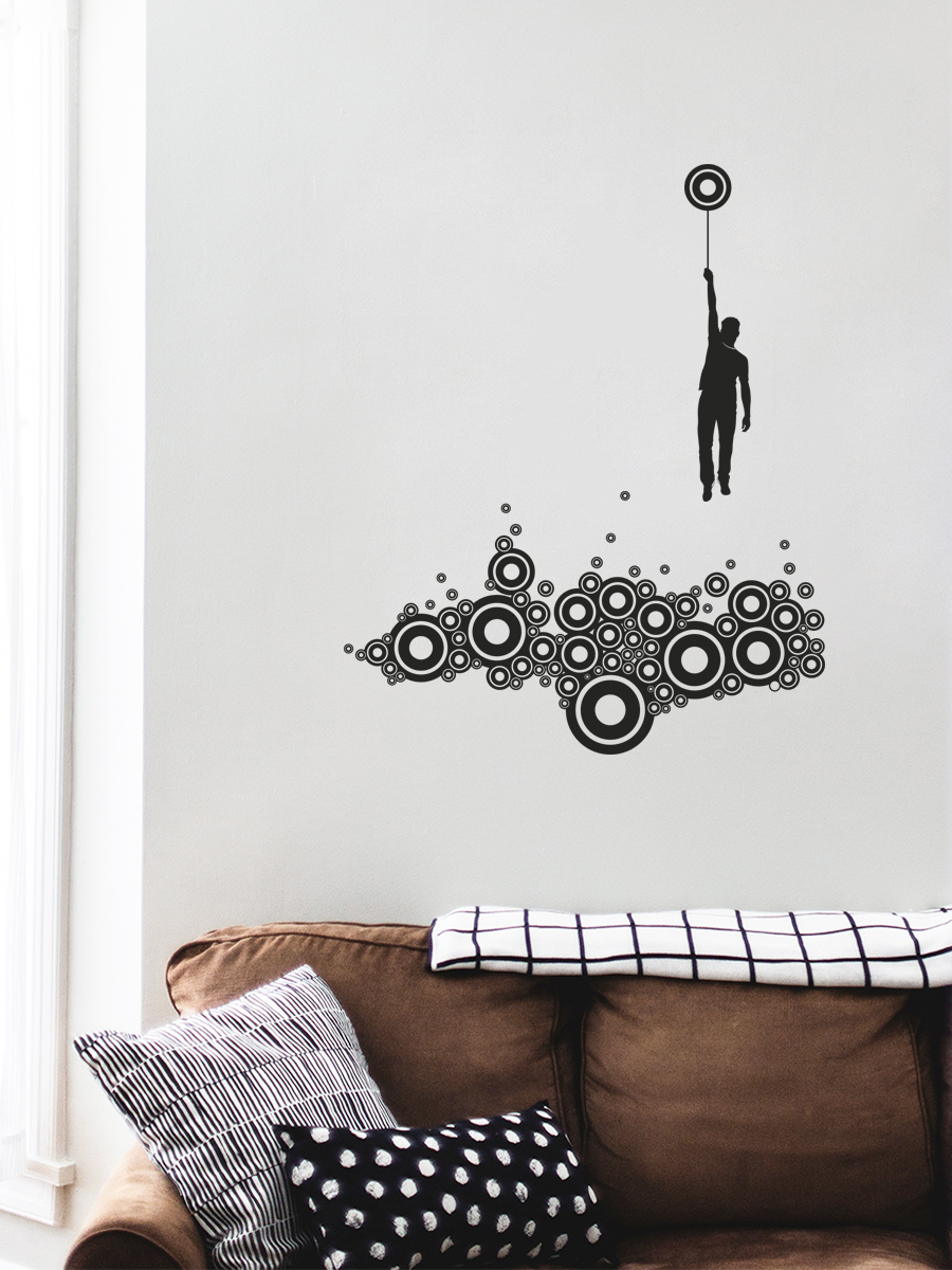 Печать интерьерных виниловых наклеек