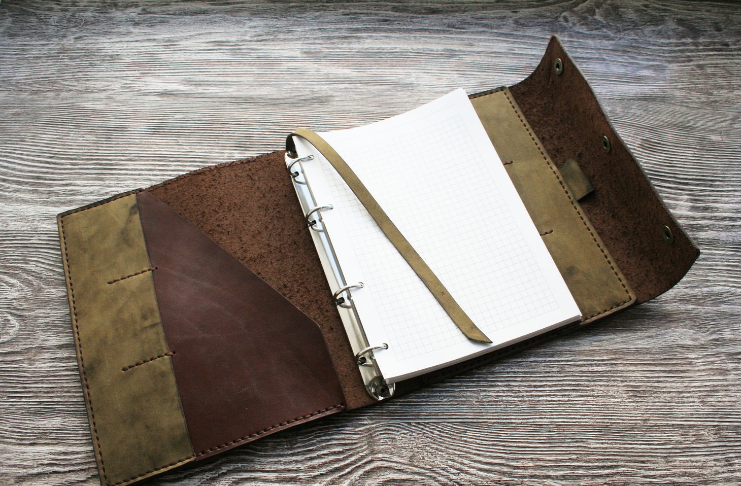 Изготовление блокнотов из кожи