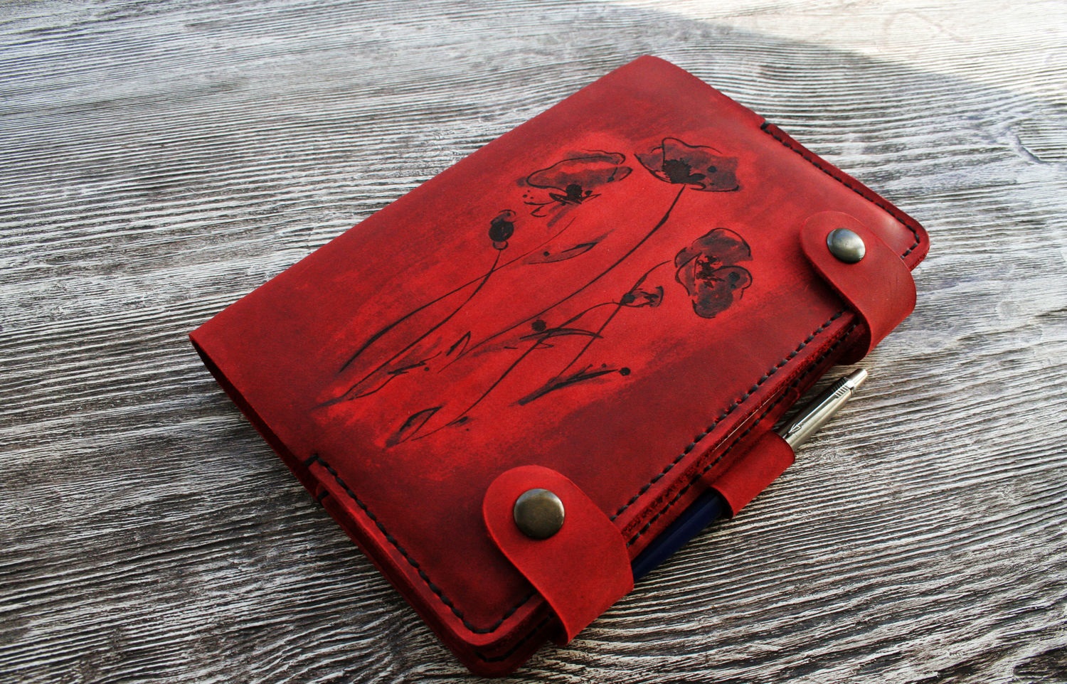 Изготовление блокнотов из кожи